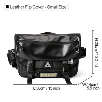 Men Motorcycle Cycling Messenger Bag