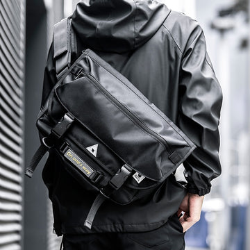 Men Motorcycle Cycling Messenger Bag